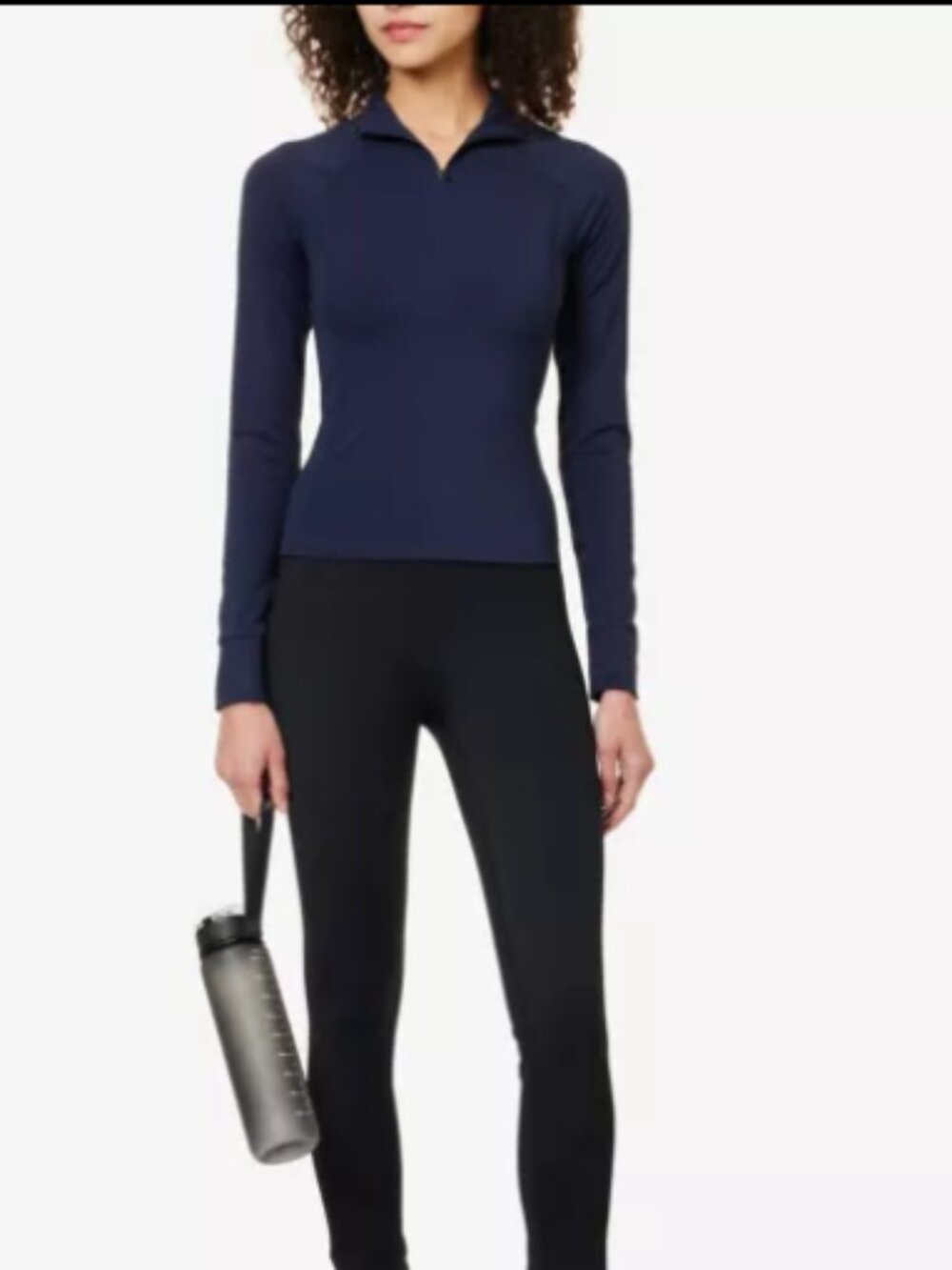 NWT ADANOLA Ultimate 1/4 zip stretch-recycled polyamide top womens size Small